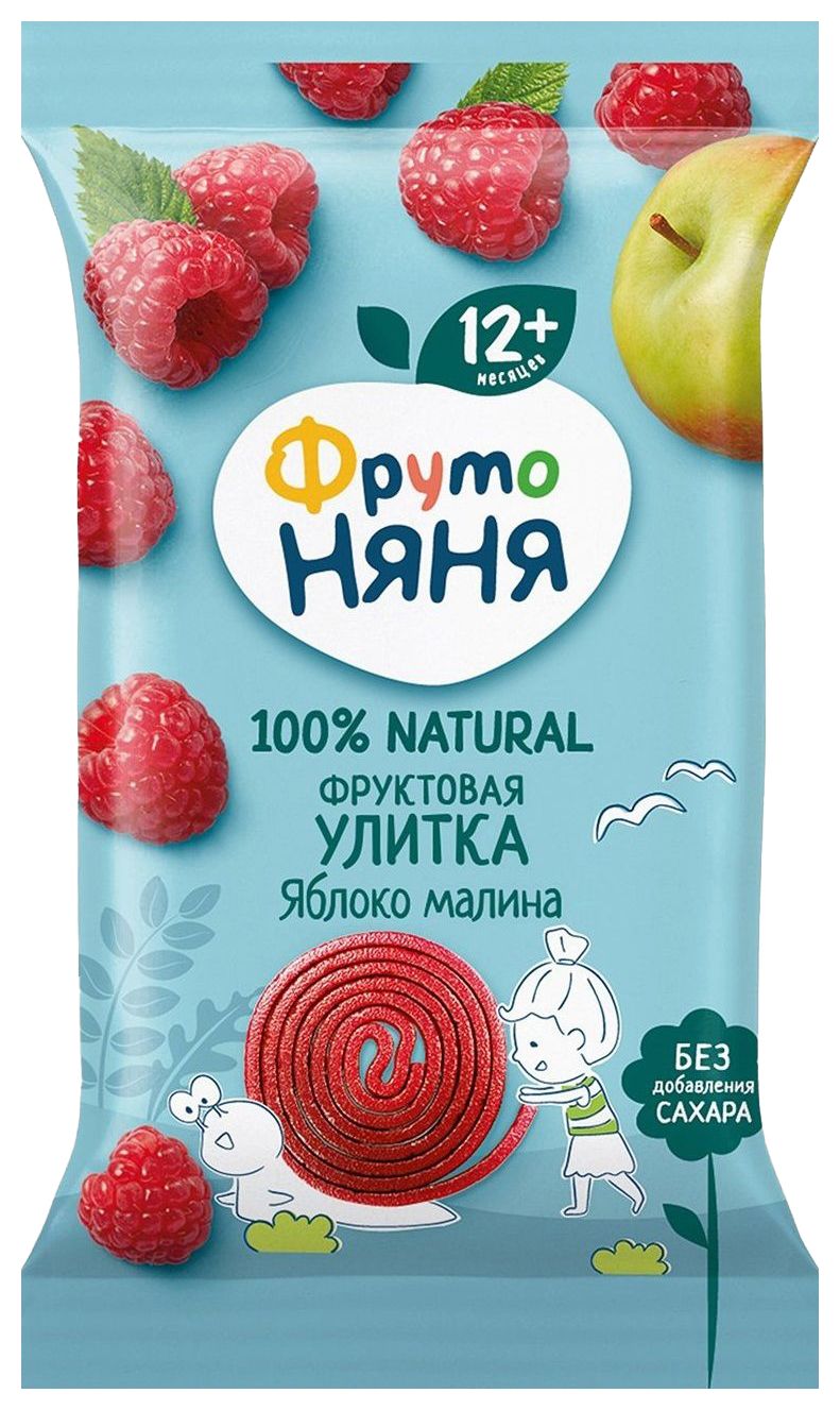 Фруктовая улитка ФРУТОНЯНЯ яблоко малина 15г