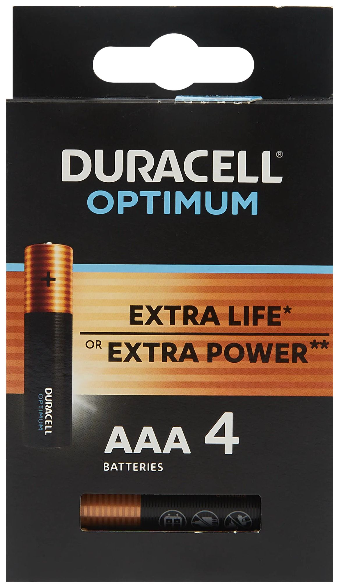 Батарейка ДЮРАСЕЛЛ Оптимум AAА 4шт