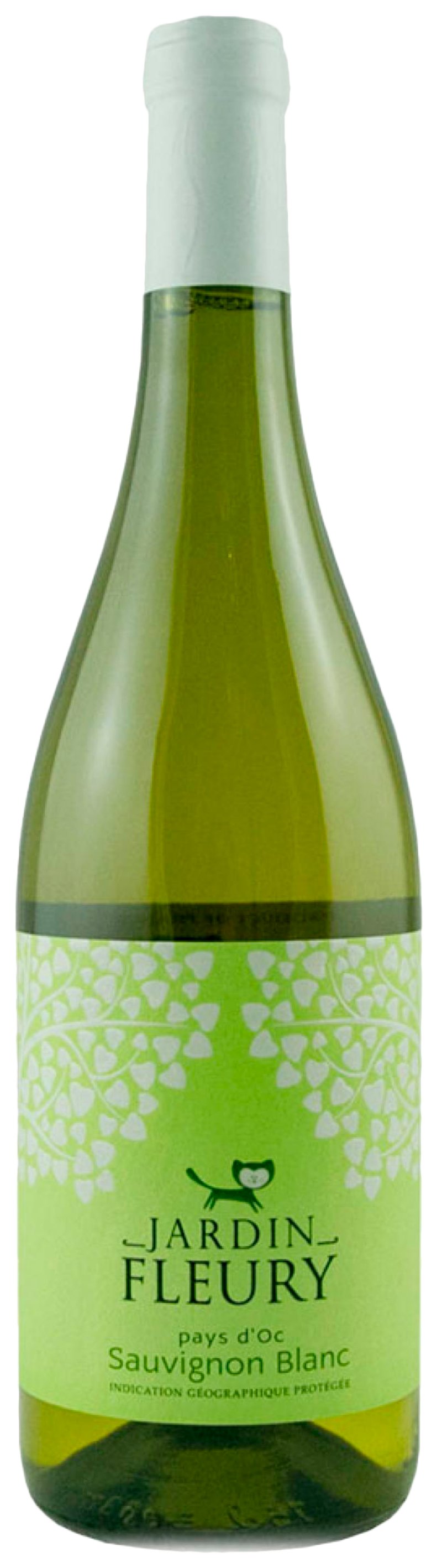 Вино ЖАРДАН ФЛЕРИ Совиньон Блан Пеи д`Ок белое сух 12% ст/б 0.75л