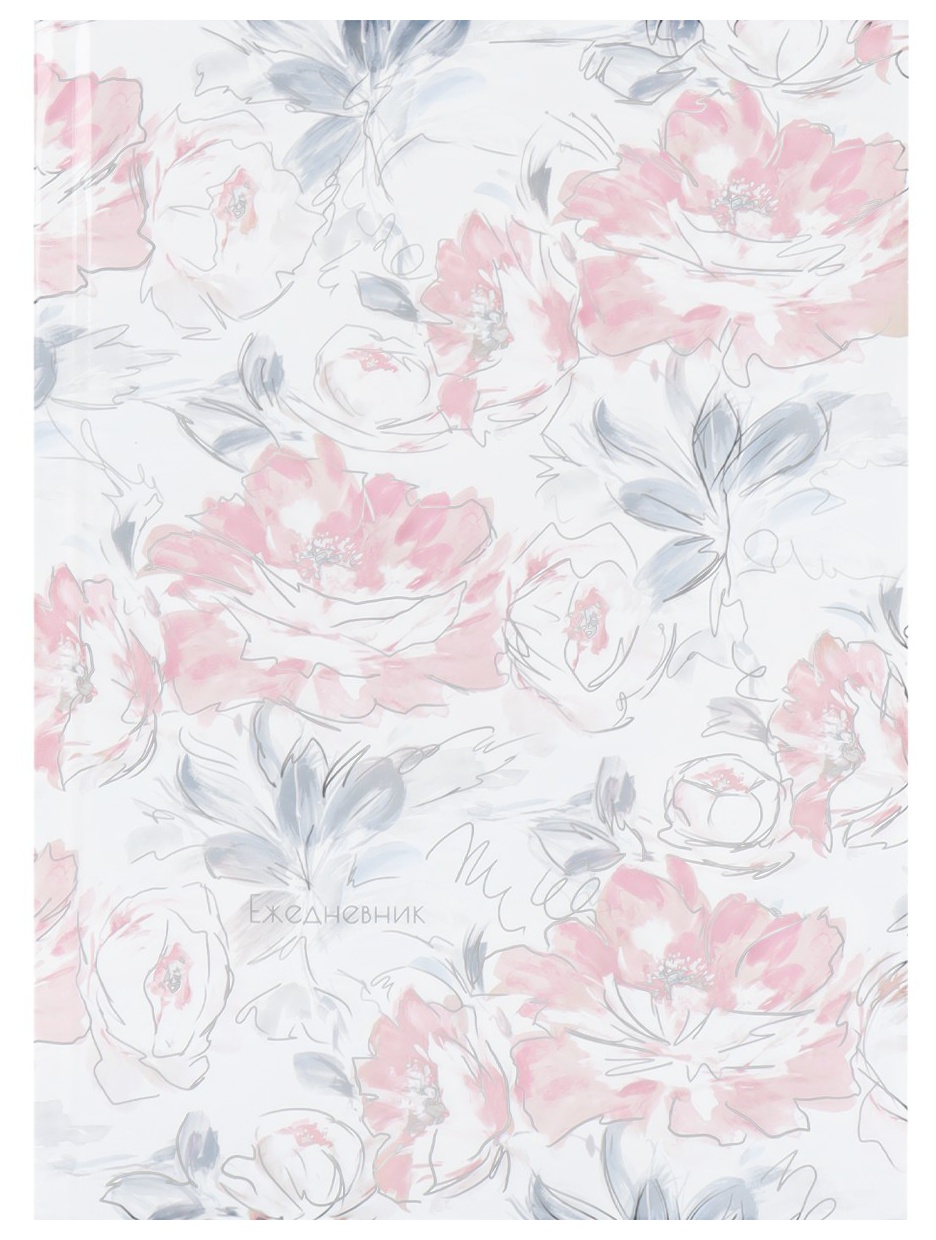 Ежедневник ПРОФ-ПРЕСС Цветы-1 А5 80л арт.80-5948