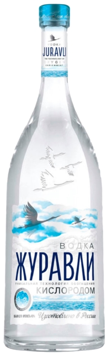 Водка ЖУРАВЛИ 40% ст/б 0.5л