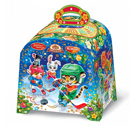 Новогодний подарок КФ СОРМОВСКАЯ Шоколадный зодиак карт/уп 1000г