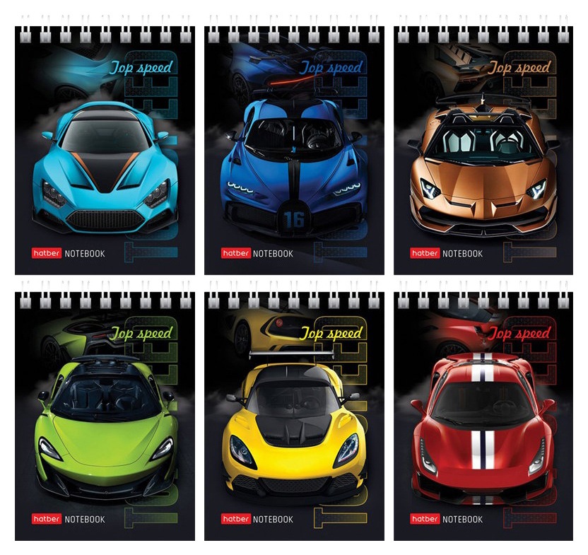 Блокнот ХАТБЕР АвтоШоу А7 60л арт.60Б7В1гр