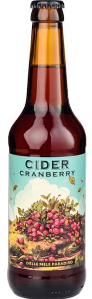 Сидр КАХЕТИ Яблоко-клюква непастер сл 5.5% ст/б 0.45л