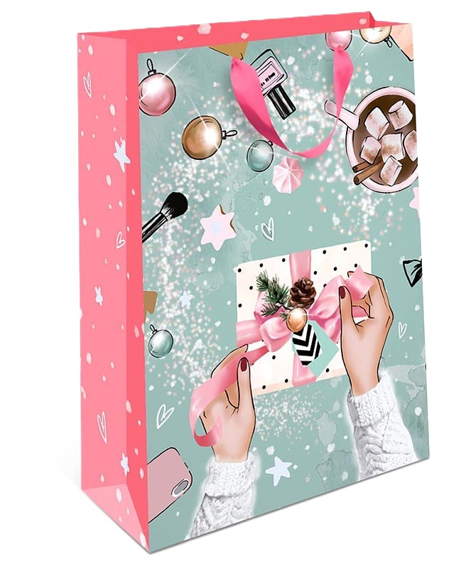 Сумка для подарков АРТ И ДИЗАЙН Стандарт Плюс арт.ВС НГ