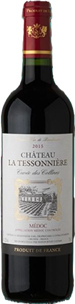 Вино ШАТО ЛА ТЕСОНЬЕР Медок красное сух 14% ст/б 0.75л