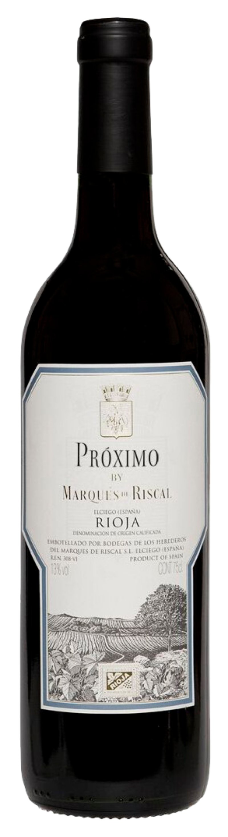 Вино МАРКЕС де РИСКАЛЬ Проксимо красное сух 14% ст/б 0.75л