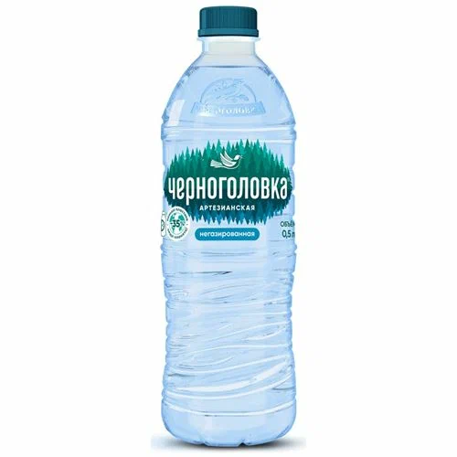Вода питьевая ЧЕРНОГОЛОВКА негазированная 0.5л