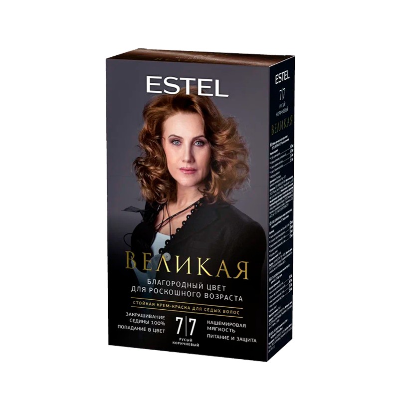 Краска для волос ЭСТЕЛЬ Великая русый коричневый №7-7