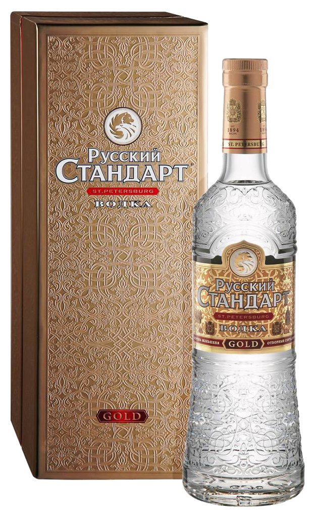 Водка РУССКИЙ СТАНДАРТ Голд 40% ПК 0.5л