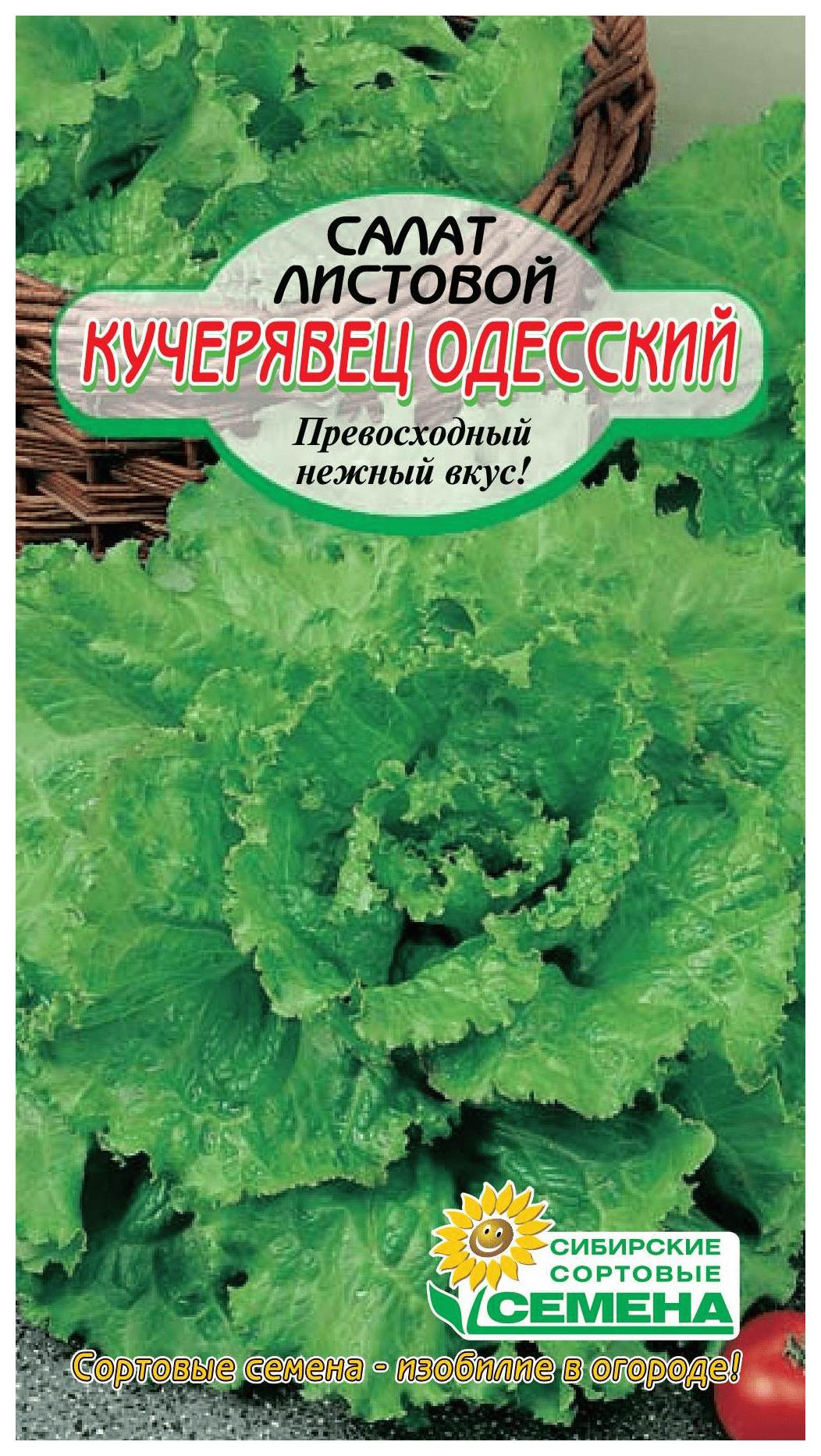 Семена ССС Салат Кучерявец Одесский 0.5г