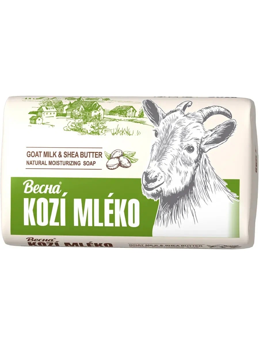 Мыло туалетное ВЕСНА Кози Млеко с экстрактом козьего молока 90г