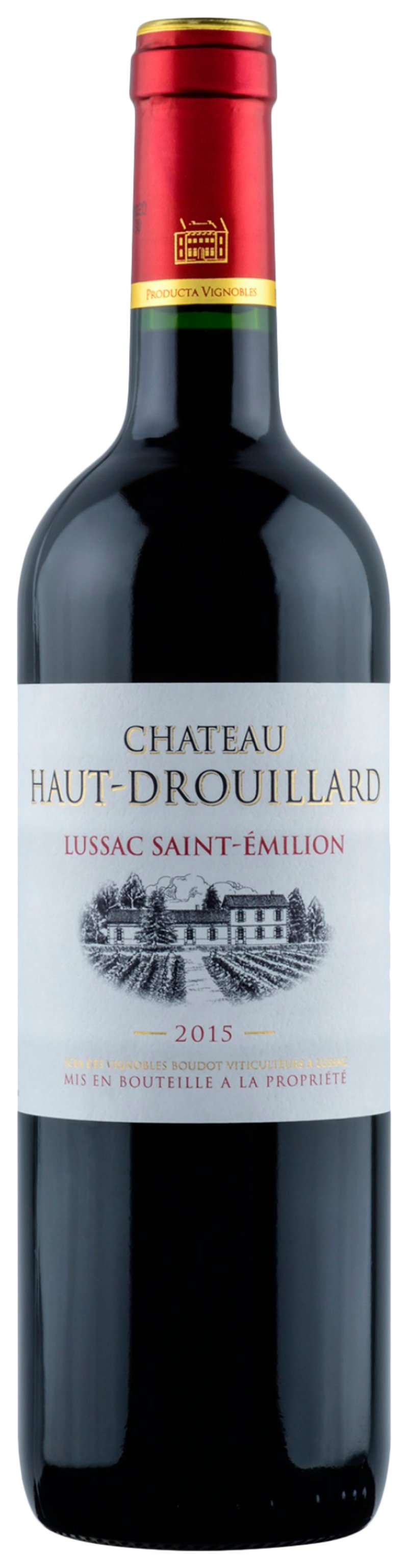 Вино ШАТО О-ДРУЯРД ЛЮССАК Сент-Эмильон красное сух 13% ст/б 0.75л