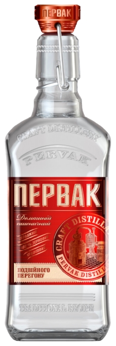 Водка ПЕРВАК Домашний пшеничный 40% 0.5л