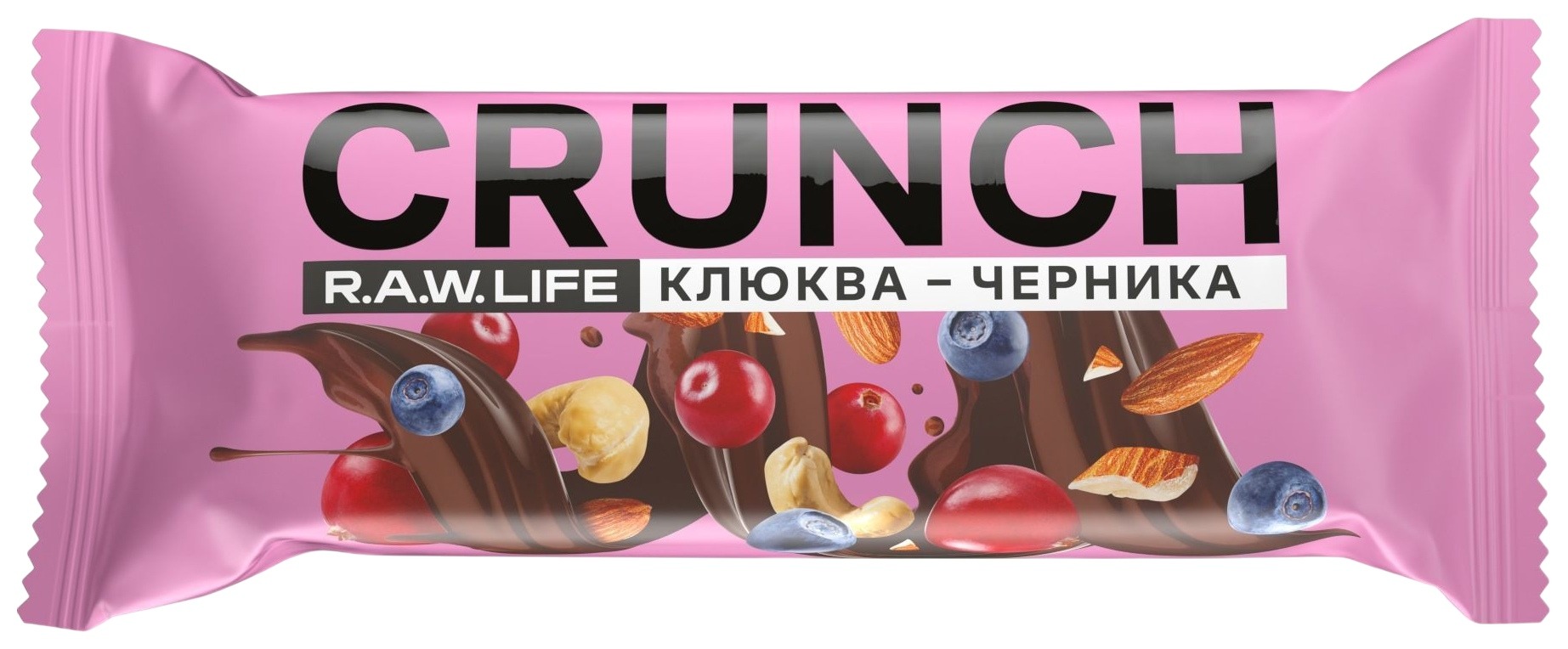 Батончик РОУЛАЙФ Кранч клюква-черника 40г
