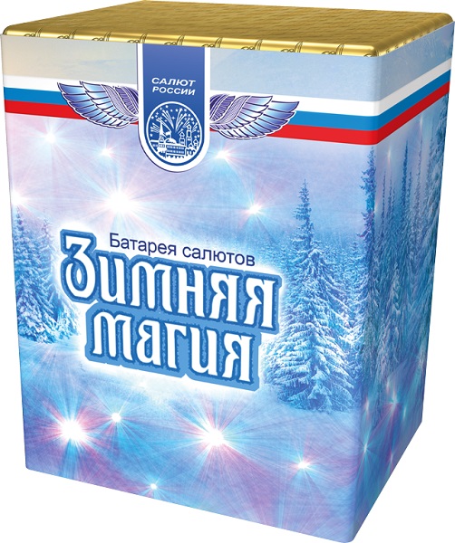 Салют БОЛЬШОЙ ПРАЗДНИК Зимняя магия