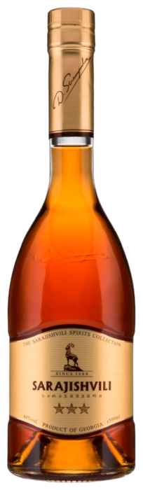 Коньяк САРАДЖИШВИЛИ 3 звезды 40% ст/б 0.5л