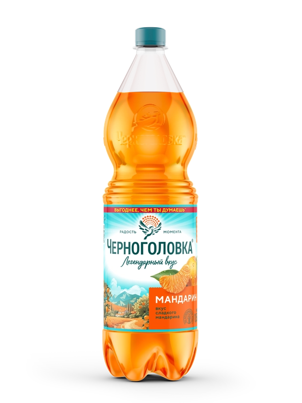 Газ.напиток ЧЕРНОГОЛОВКА Мандарин 1.5л