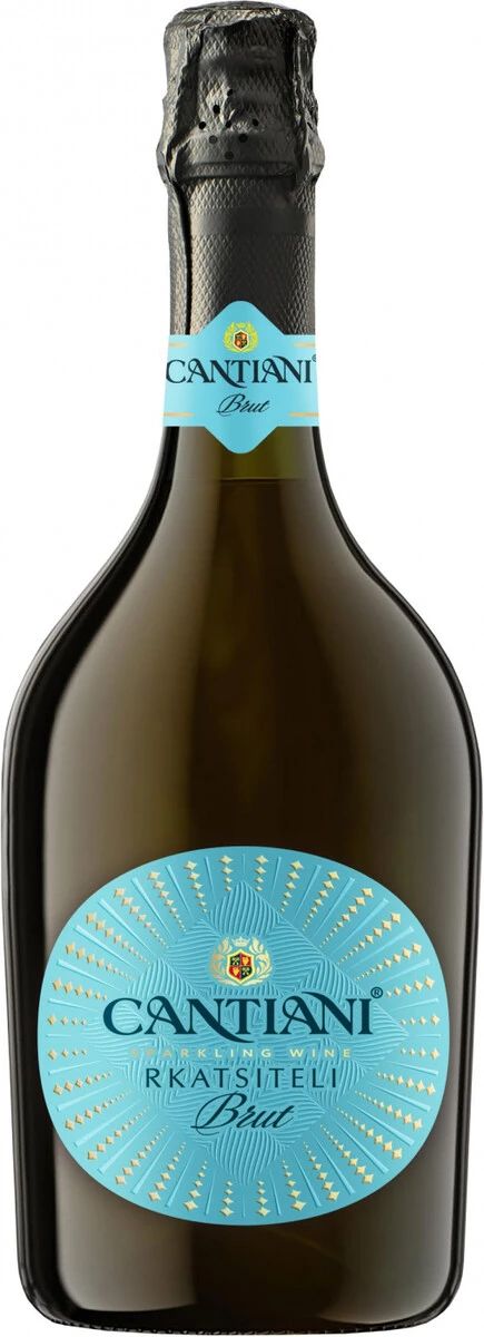 Игристое вино КАНТИАНИ Ркацители белое брют 12% ст/б 0.75л