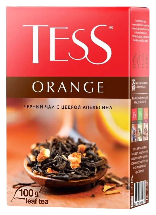 Чай ТЕСС Оранж черный 100г