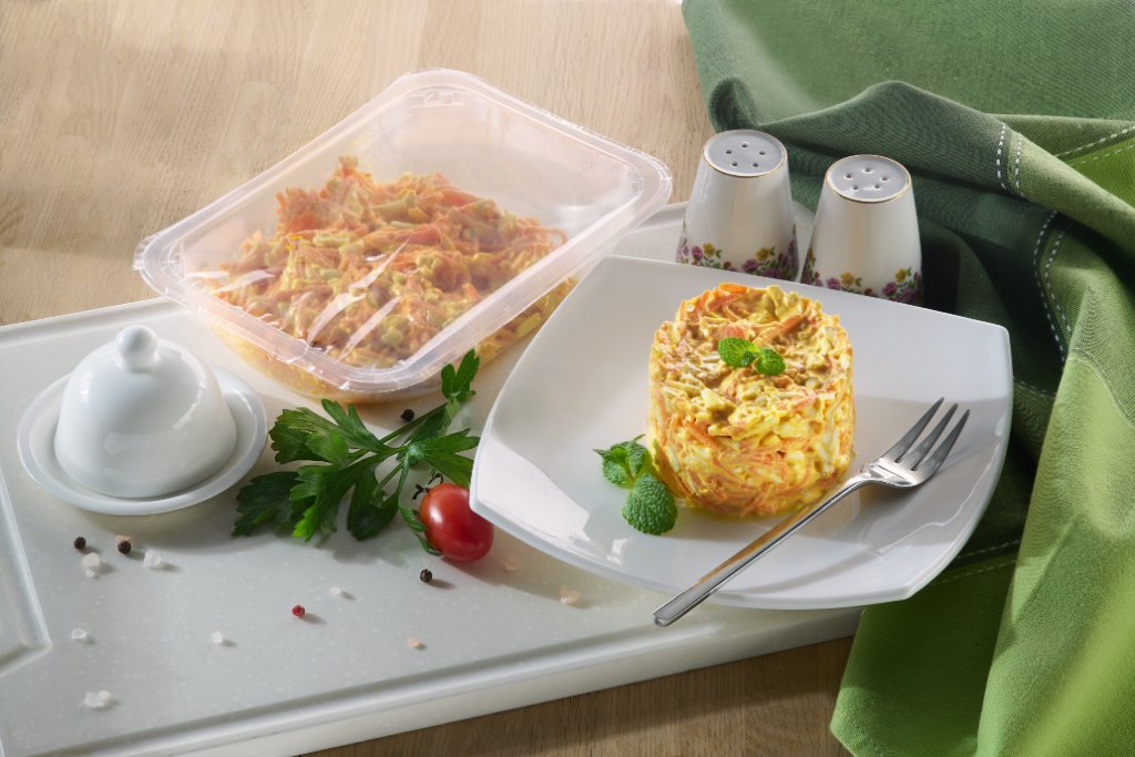 Салат морковный с сыром 200г