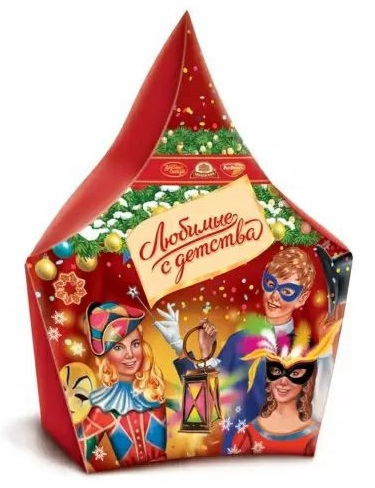 Новогодний подарок ЛЮБИМЫЕ С ДЕТСТВА Маскарад карт/уп 185г