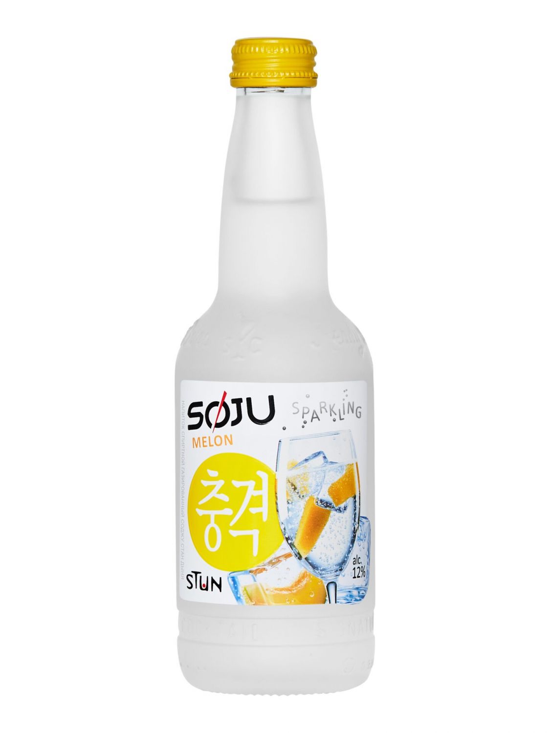 Напиток газированный СОДЖУ СТАН Дыня 12% ст/б 0.33л