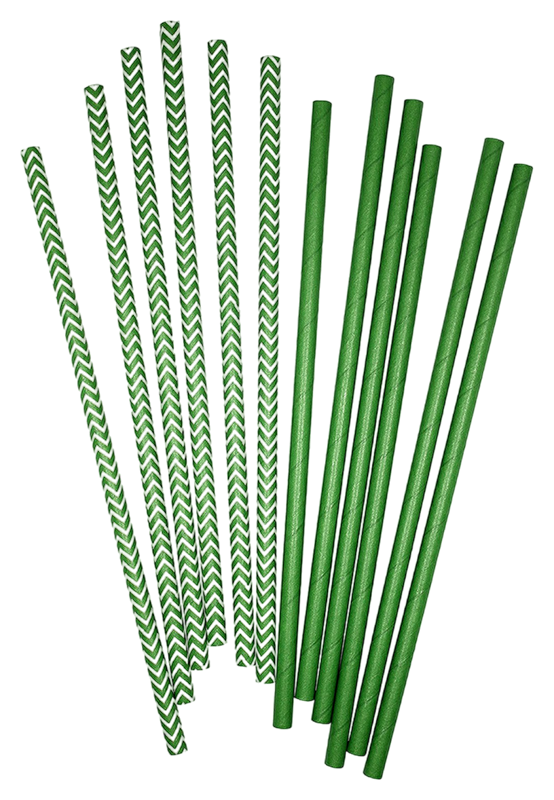 Трубочки для коктейля СФЕРА Камуфляж бумажные 12шт арт.2-0140