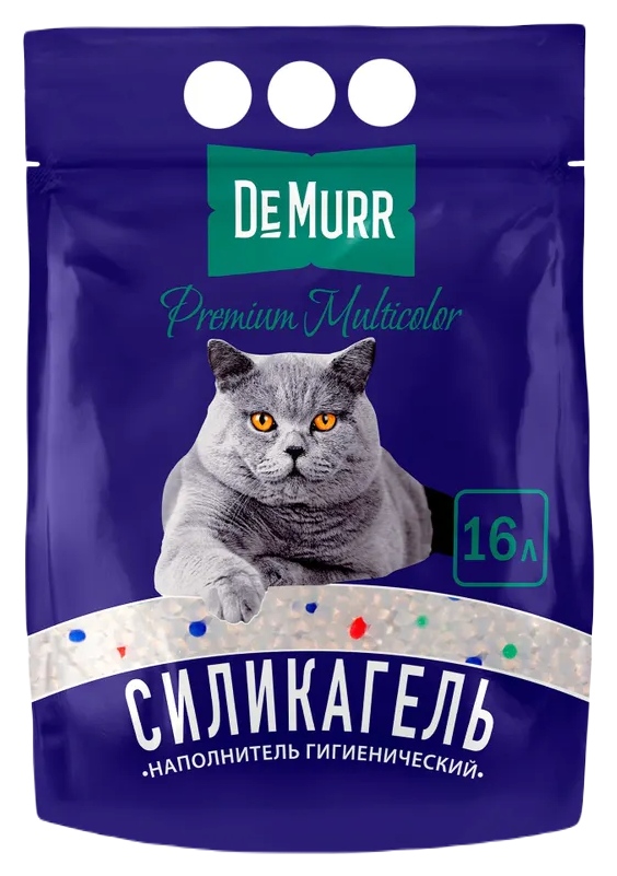 Наполнитель для туалета ДЕ МУРР Блю силикагелевый 16л