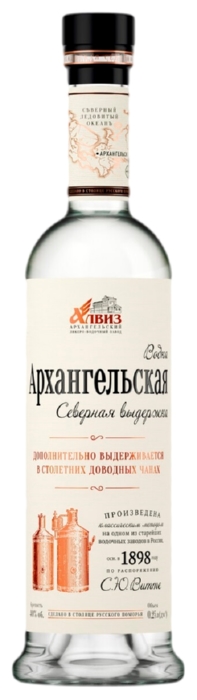 Водка АРХАНГЕЛЬСКАЯ Северная выдержка 40% ст/б 0.25л