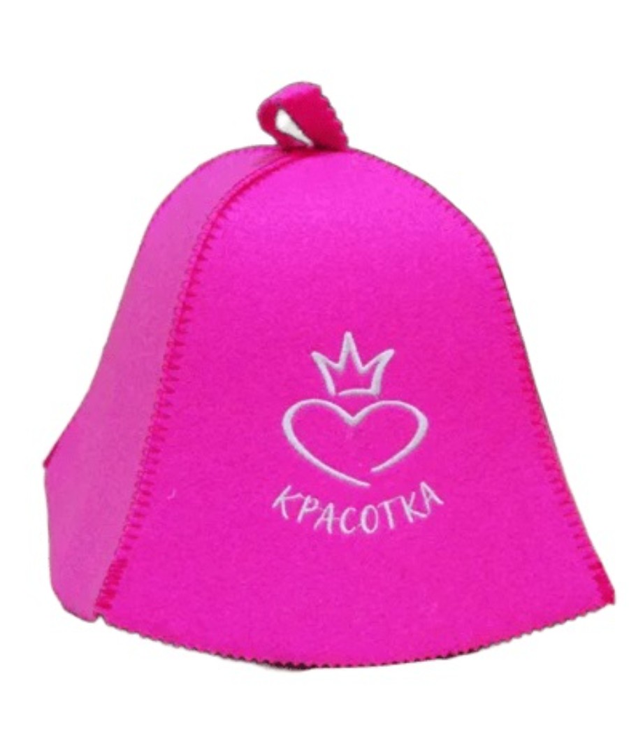 Шапка банная БАННЫЕ ТРАДИЦИИ Красотка сердце