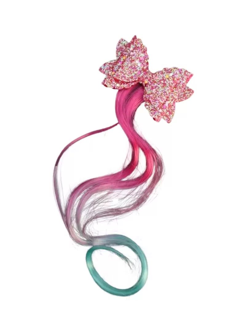 Заколка для волос МИЛОТА Бьютифул Герл красно-зеленая арт.25-XZ4536