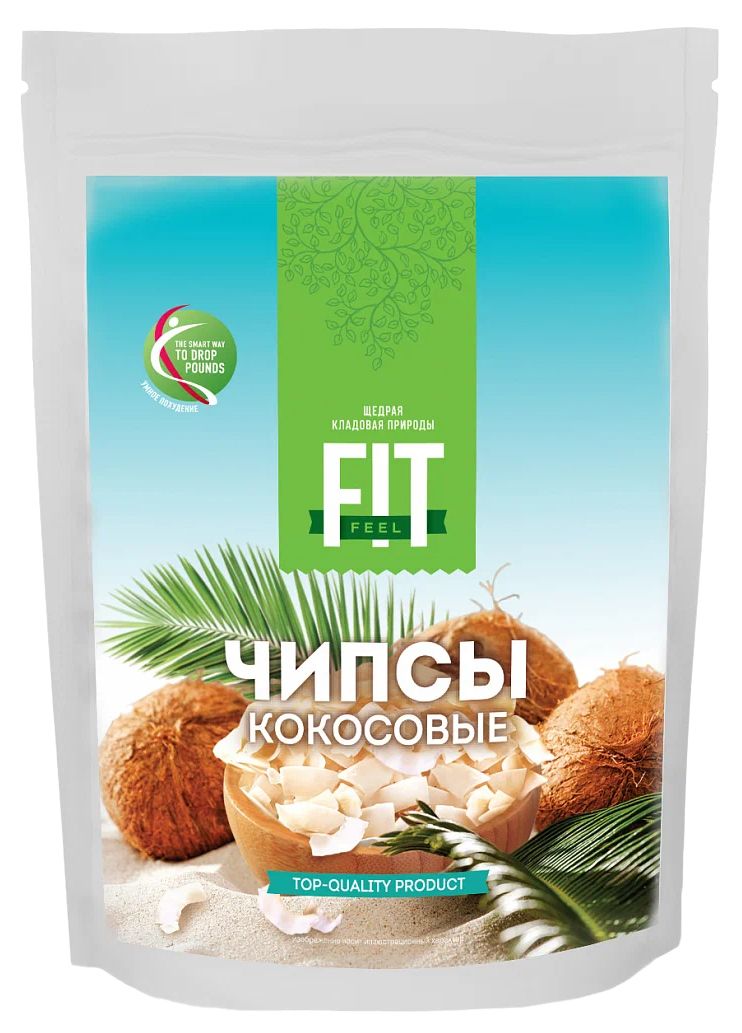 Чипсы ФИТ ФИЛ кокосовые 40г