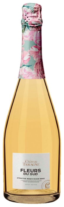 Игристое вино ШАТО ТАМАНЬ Флерс дю Сюд белое брют 9-11% ст/б 0.75л