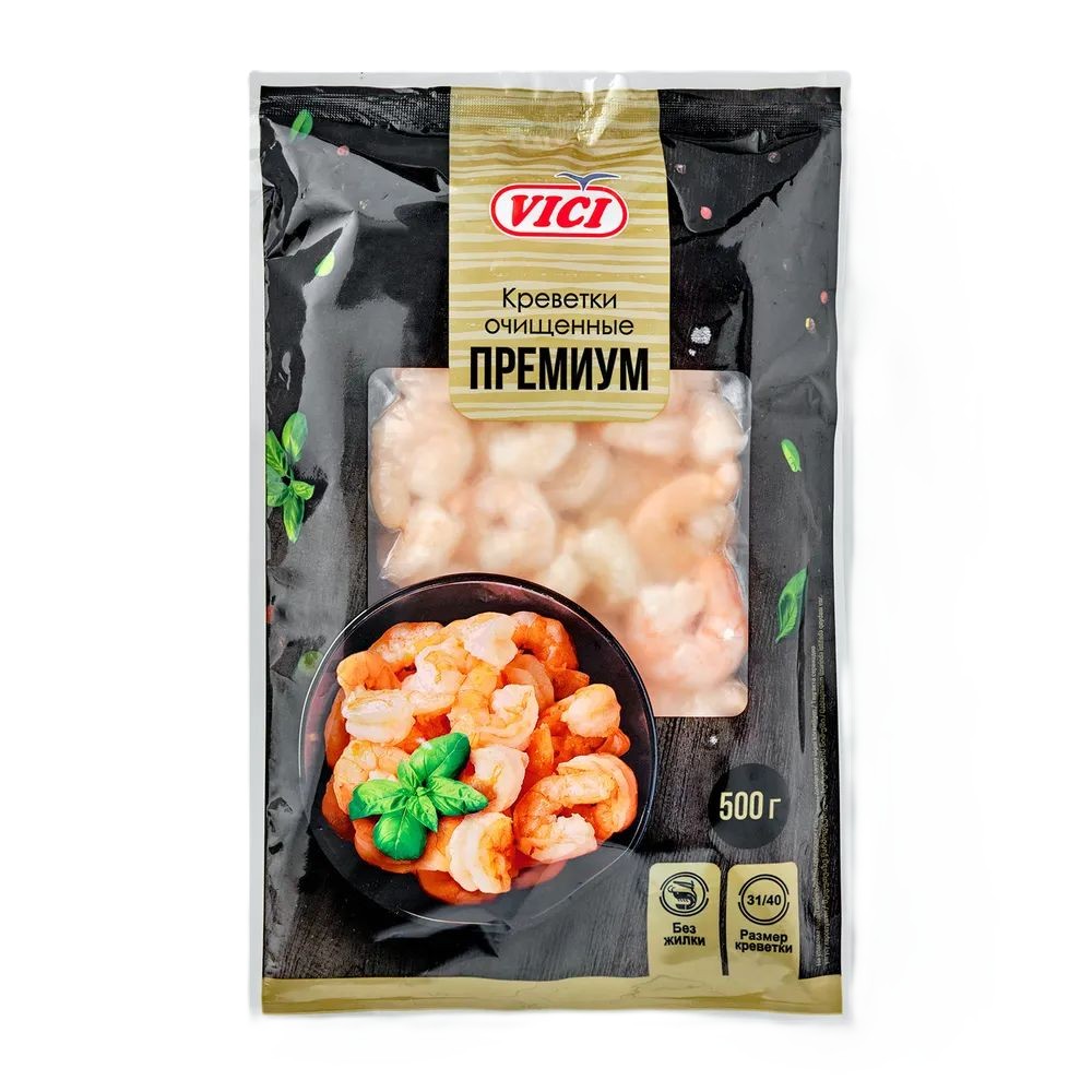 Креветки ВИЧИ Королевские очищенные в/м 500г