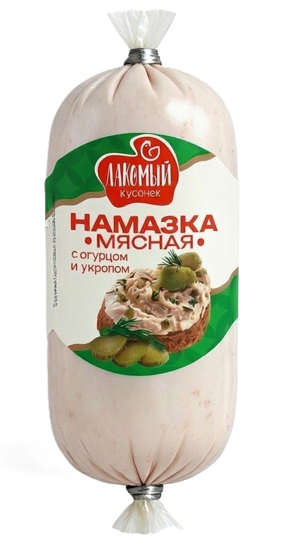 Намазка мясная МЕЖЕНИНОВСКАЯ ПФ с огурцами и укропом 150г