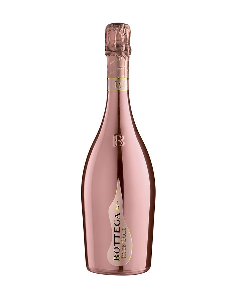 Игристое вино БОТТЕГА Голд Розе розовое брют 11.5% ст/б 0.75л