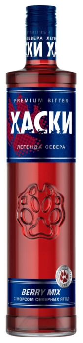 Настойка ХАСКИ Ягодный микс горькая 35-40% ст/б 0.5л