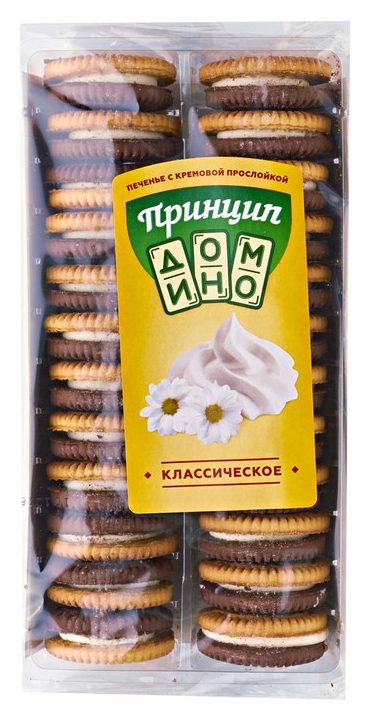 Печенье ПРИНЦИП ДОМИНО классическое 400г