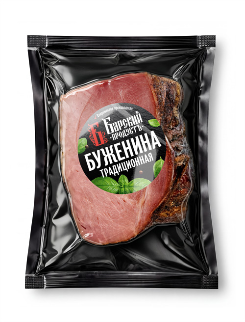 Буженина БАРСКИЙ ПРОДУКТЪ Традиционная в/у 1кг