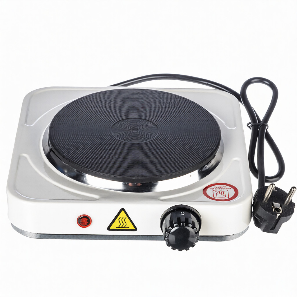 Плитка электрическая 1 конфорка 1000Вт арт.524555