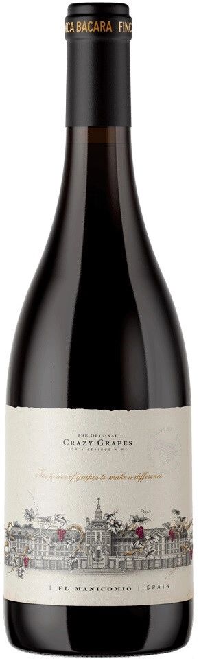 Вино КРЕЙЗИ ГРЕЙПС Эль Маникомио красное сух 14% ст/б 0.75л