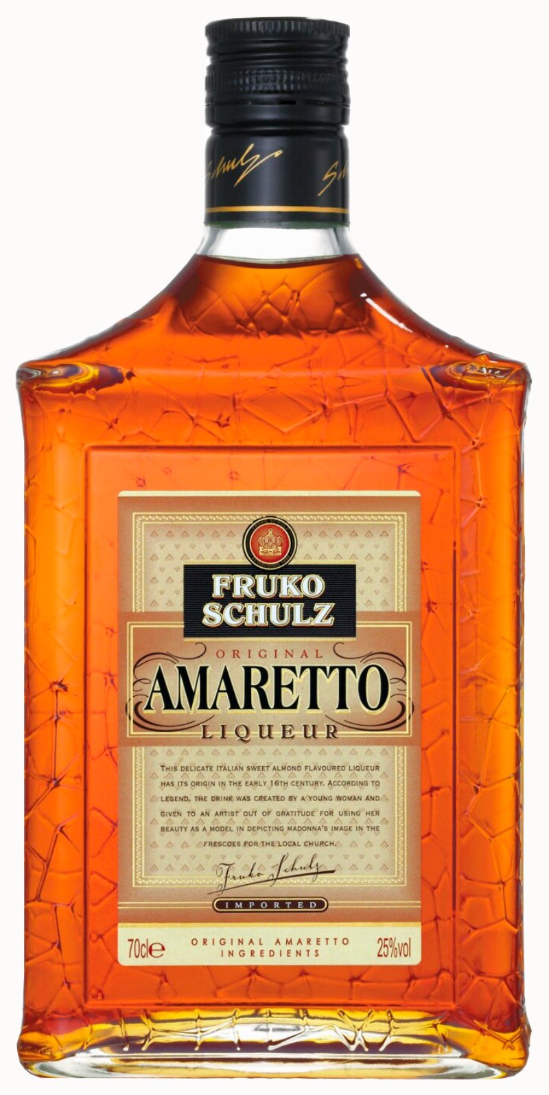 Ликер ФРУКО ШУЛЬЦ Амаретто 25% ст/б 0.7л
