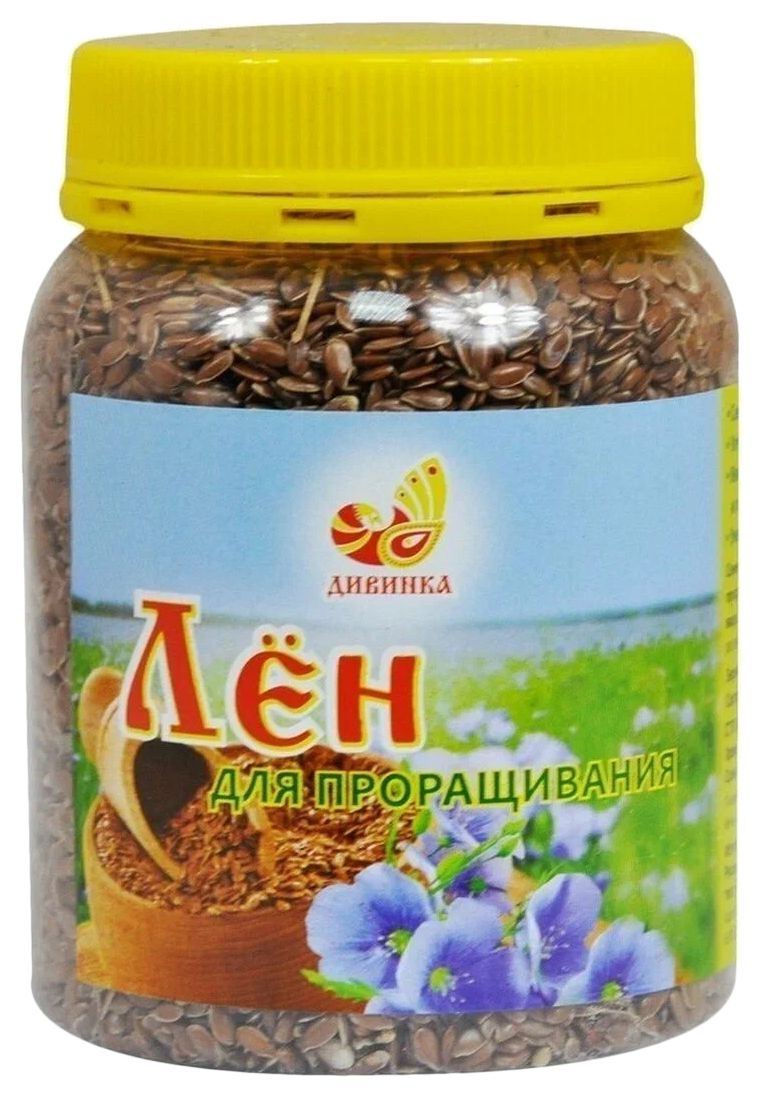 Лен ДИВИНКА для проращивания 240г