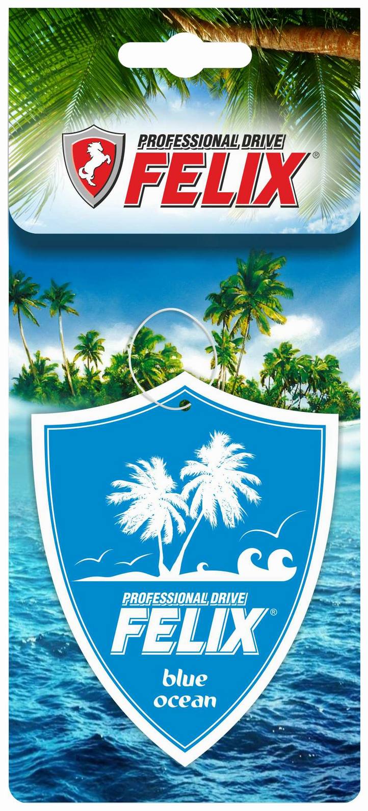 Ароматизатор ФЕЛИКС Прохлада лазурного океана бумажный
