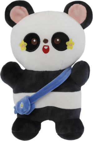 Игрушка мягкая ТАМ ТАМ Панда с сумкой 13*10*23см