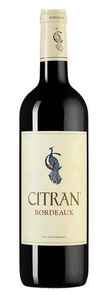 Вино ШАТО СИТРАН Бордо Сюперьор красное сух 14% ст/б 0.75л