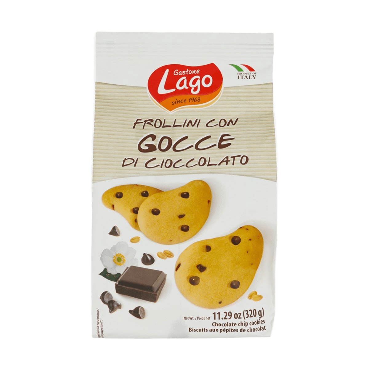 Печенье ГАСТОНЕ ЛАГО Фроллини с шоколадной крошкой 320г