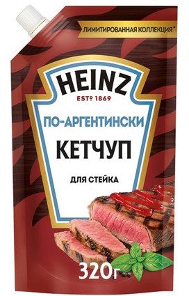 Кетчуп ХАЙНЦ по-аргентински д/пак 320г