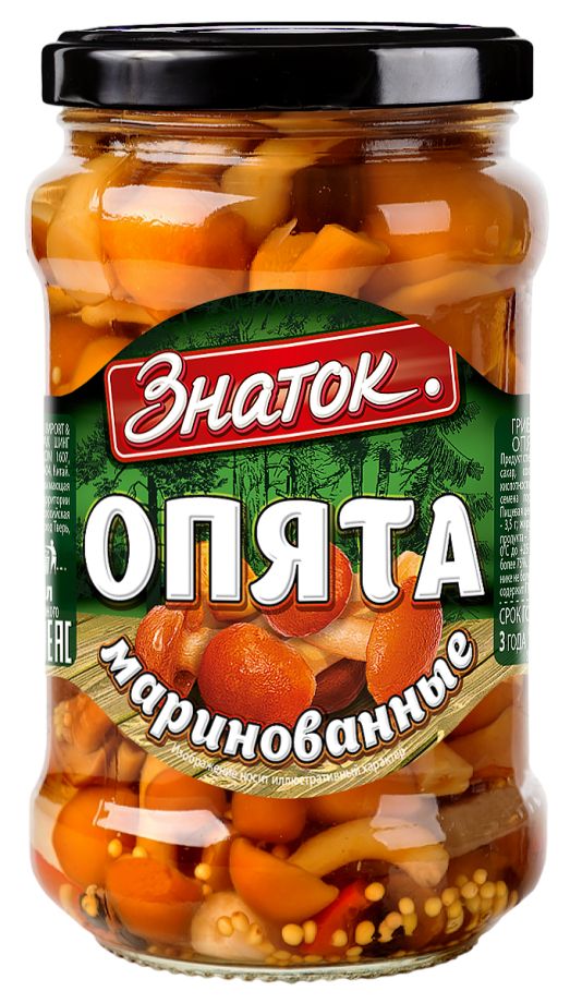 Опята ЗНАТОК маринованные ст/б 280г